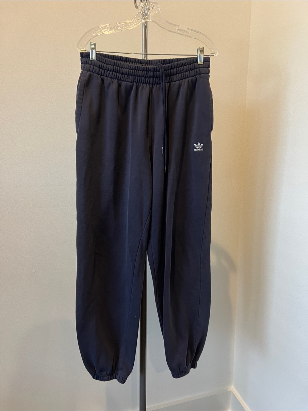adidas Black Trefoil Sweat Joggers